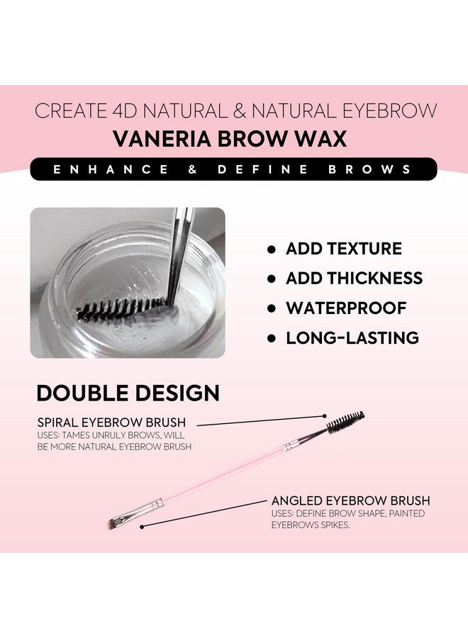 VANERIA VANERIA Eyebrow Gel Clear,Brow Soap,Eyebrow Brush With Double Head,Clear Eyebrow Setting Gel for Feathery & Fluffy & Brow Freeze,Long Lasting Waterproof.14g - Image 5