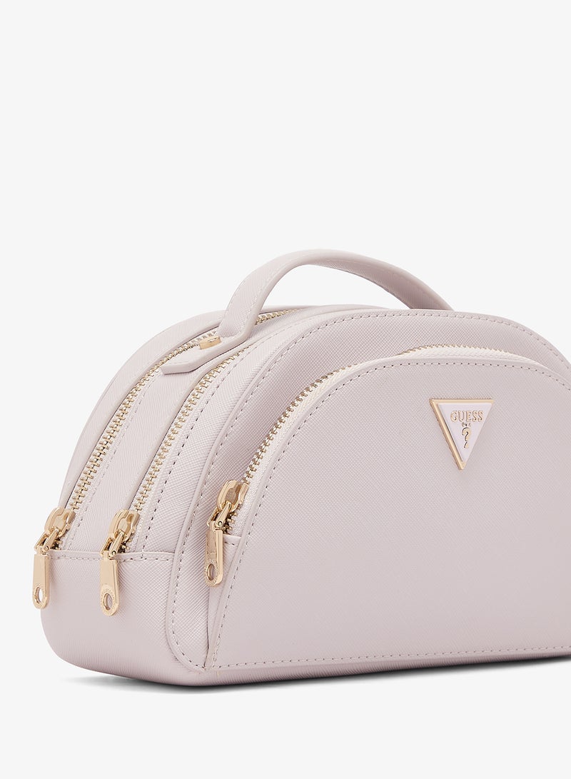 GUESS Logo Double Zip Cosmetic Bag - Image 3