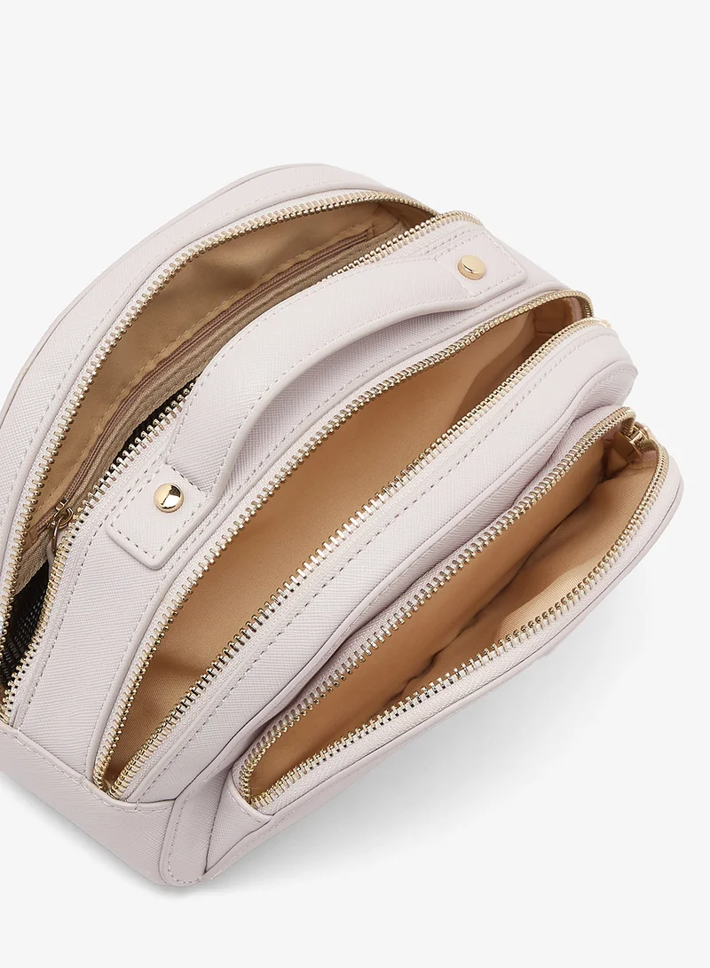 Guess  Logo Double Zip Cosmetic Bag for Women | Best Price UAE