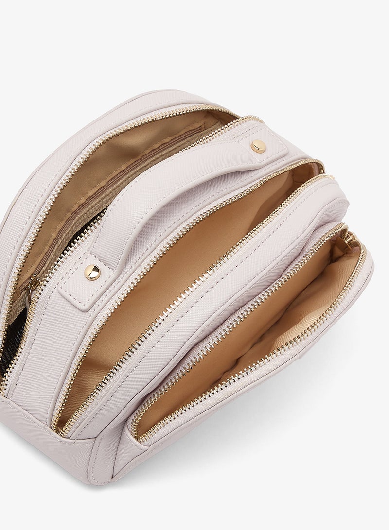 GUESS Logo Double Zip Cosmetic Bag - Image 4
