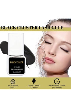 Enjoy Color Super Glue Eyelash Extension Adhesive - Eyelash Extension 6ml / 3 Second Drying Time / Holds - 7-8 Weeks/Maximum Adhesion/Black Adhesive Suitable for Semi-Permanent Extensions/Professional Supplies- Latex Free  - Image 3