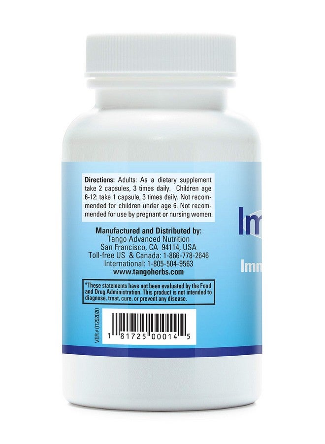 Tango ImmunoPhase Natural Herbal Immune Support Supplement for Healthy Immune Function and Seasonal Health Challenges (60 Vegetarian Capsules) - Image 2