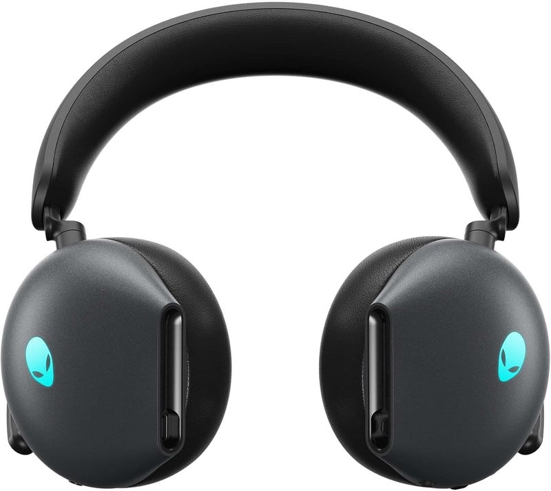 Alienware AW920H Tri-Mode Wireless Gaming Headset - Dolby Atmos Virtual Surround Sound,AI-driven Noise-Cancelling microphone, USB-C Wireless Dongle - Dark Side of the Moon,Large - Image 2