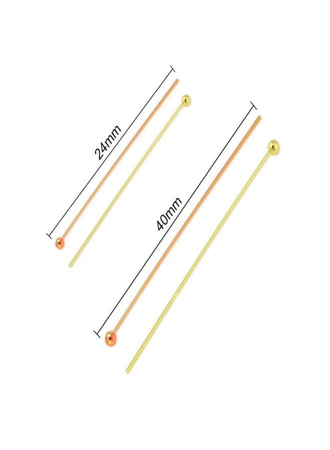 Satra Traders Ball Pin for Jewellery Making Finding DIY Crafts | Qty : 100g | Size : 24mm | BF14 | Silver - Image 2