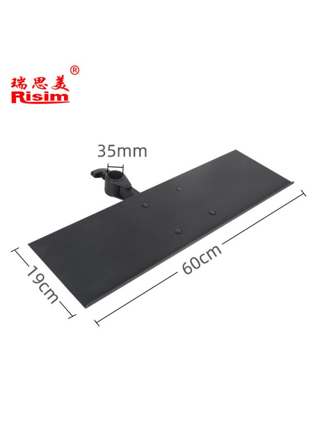 Generic - Accessories Keyboard Tray Monitor Bracket Mouse Tray Computer Tray Floor Stand Tray Applicable Holes 35mm-Color:Keyboard + Mouse Tray-Style:No Specifications - Image 1
