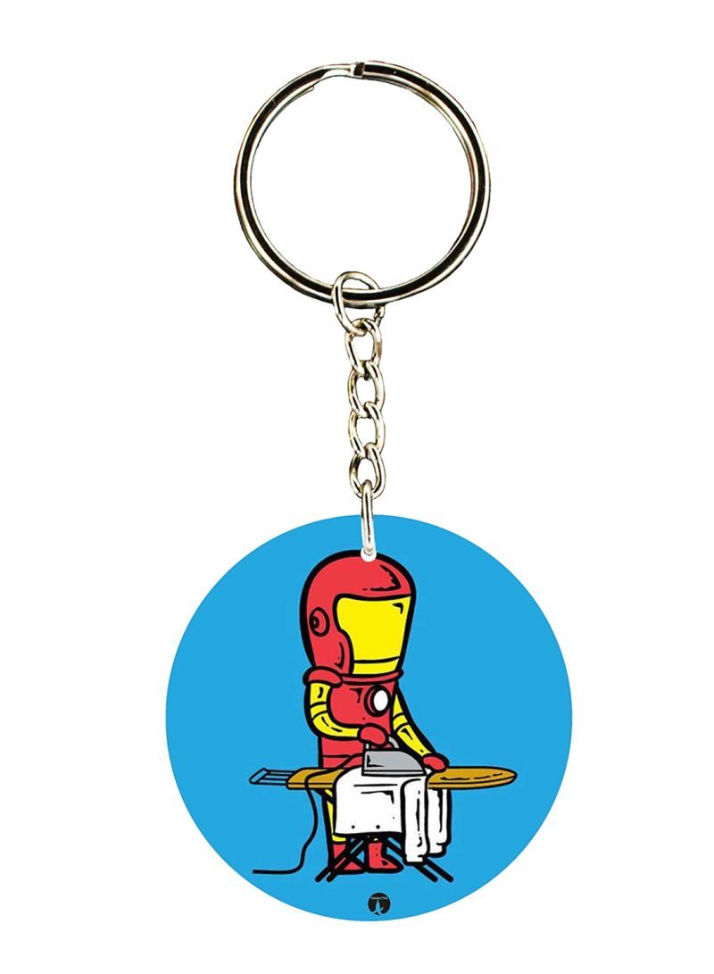 Iron Man Printed Keychain