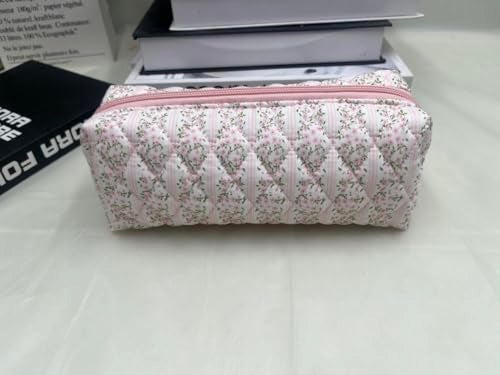 Carry bloom Pencil Pouch Cute Pencil Case for Girls Aesthetic Pencil Bag with Zipper Pen Cases School Supplies Makeup Bag - Image 4