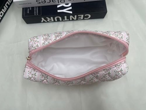 Carry bloom Pencil Pouch Cute Pencil Case for Girls Aesthetic Pencil Bag with Zipper Pen Cases School Supplies Makeup Bag - Image 3