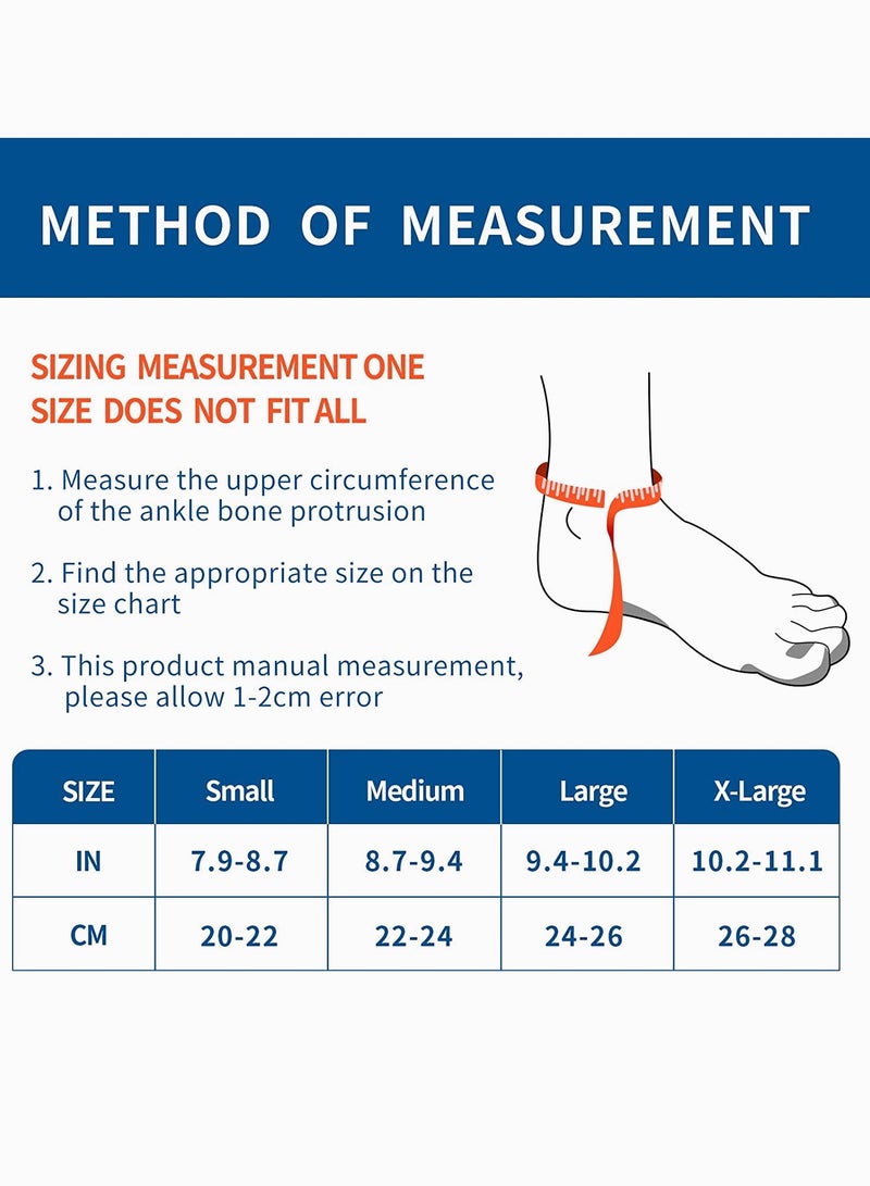 Ultra Thin Breathable Adjustable Ankle Braces for Plantar Fasciitis and Sports Injury Recovery, Nonslip Compression Support Straps for Ankle Sprain Rehabilitation - Image 3