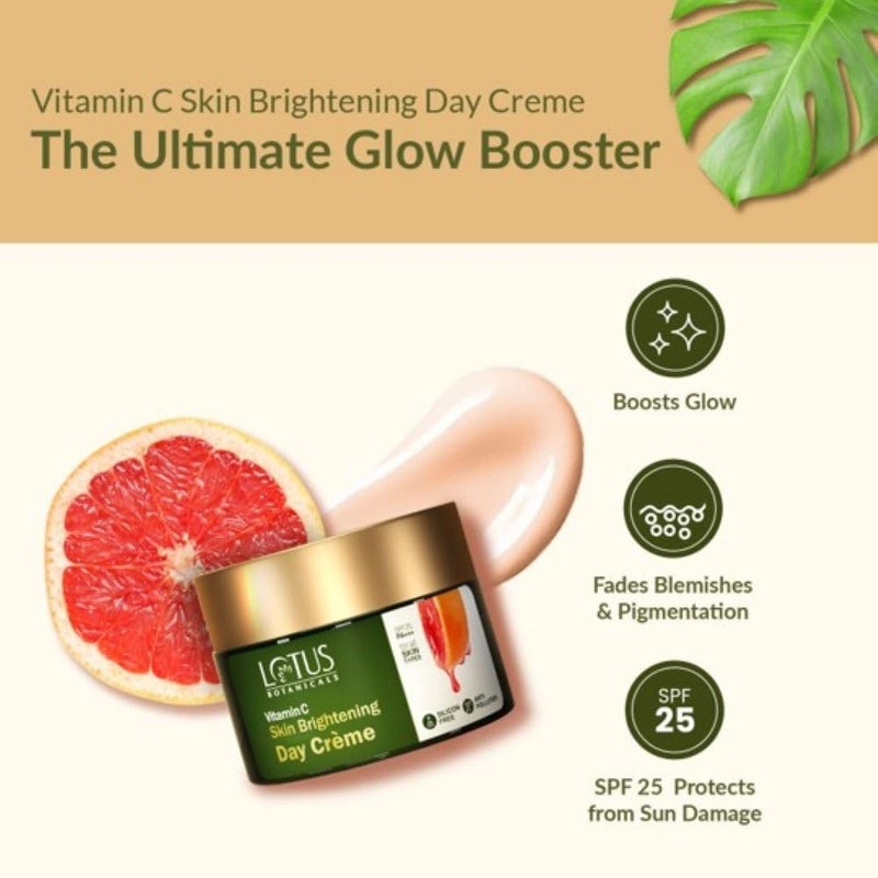 LOTUS BOTANICALS Lotus Botanicals VitaminC Day Cream50g Night Cream50g Face Wash100g Face Serum30ml Face Toner50ml Set Of 5 - Image 2