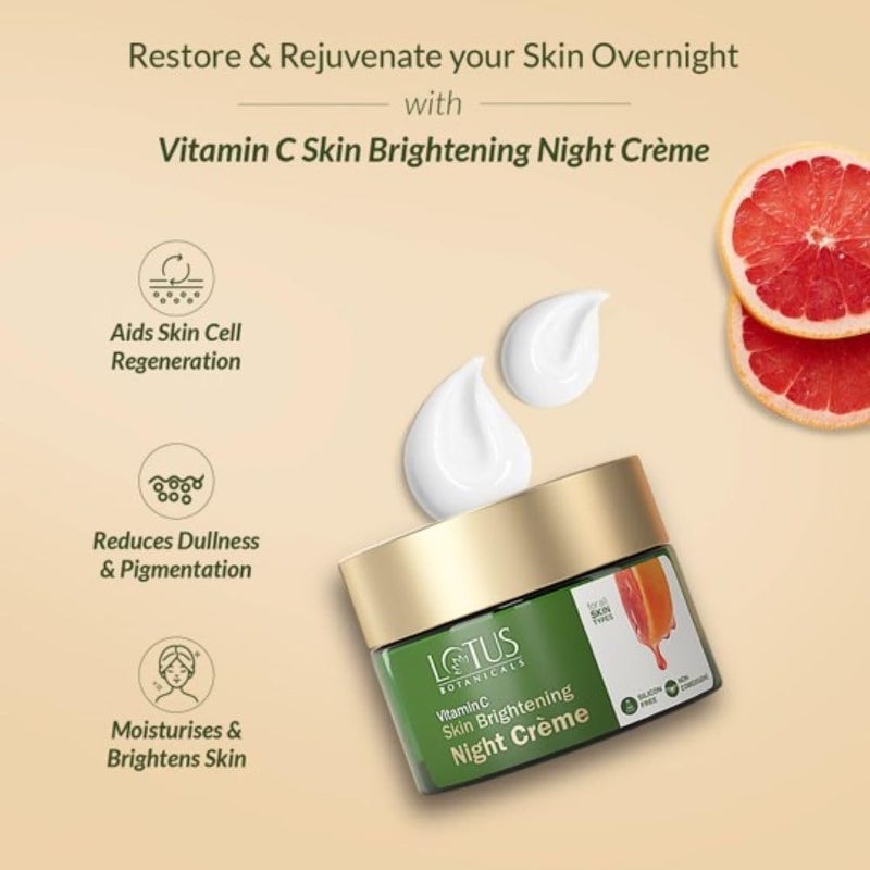LOTUS BOTANICALS Lotus Botanicals VitaminC Day Cream50g Night Cream50g Face Wash100g Face Serum30ml Face Toner50ml Set Of 5 - Image 4