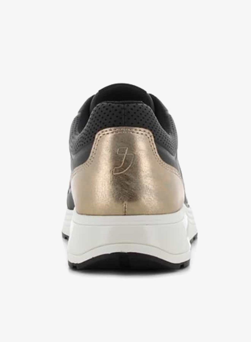 SJ Women's Panelled Lace-Up Low Ankle Sneakers - Image 3