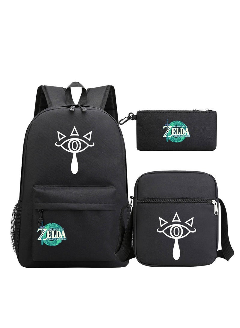 ZELDA Printed Youth Large Capacity Men's and Women's Shoulders