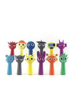 Unewshi 12 Piece Sprunki Figures The Sprunki Action Figure Toys For Fans Sprunki Series Figures Model Birthday Cake Toppers  - Image 4