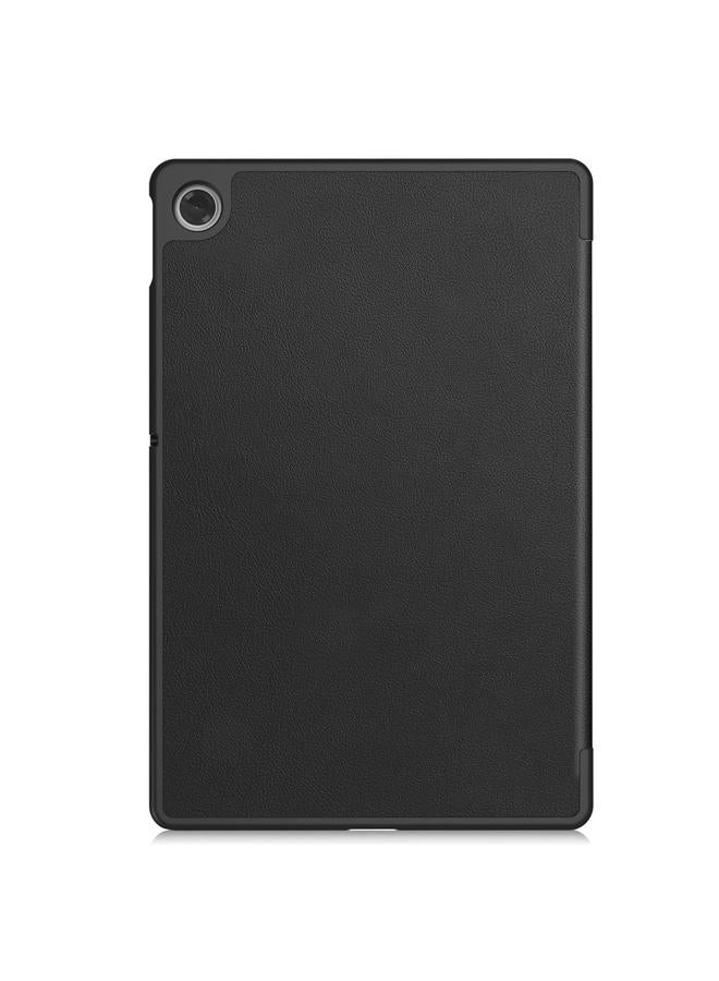 اس-توب جراب لجهاز Lenovo Tab 10.1 / K10 2nd / S10 Custer Texture جراب جلدي ذكي قابل للطي بثلاثة حاملات - Image 3