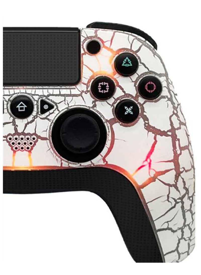Generic Crack Light PS4 Game Controller Six-Axis Body Sensing Vibration Gyroscope Wireless PC/PS4 Controller  - Image 2