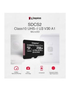 Kingston Canvas Select Plus MicroSD UHS-1 Memory Card 256 GB  - Image 2
