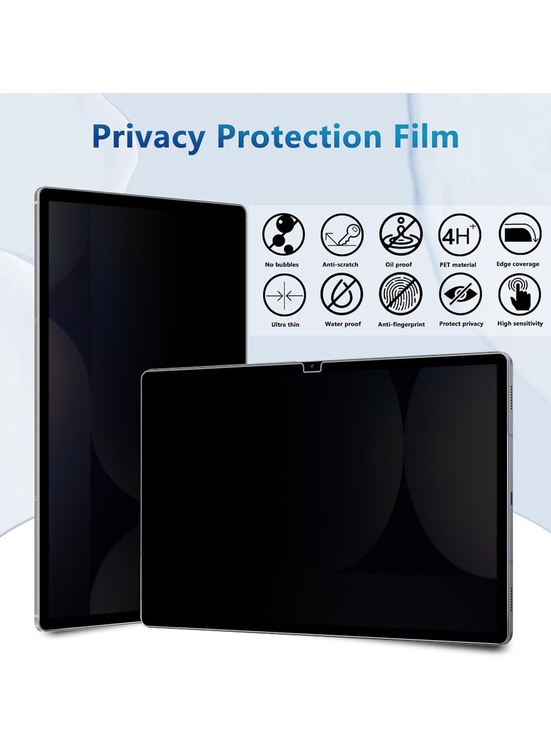 عام حماية خصوصية شاشة للوحي سامسونج جالاكسي تاب S10+ 12.4 بوصة (2024) - فيلم خصوصية 360° ضد التجسس، طبقة ماتية مضادة للوهج، مقاوم للخدوش والفقاعات من مادة PET - Image 3