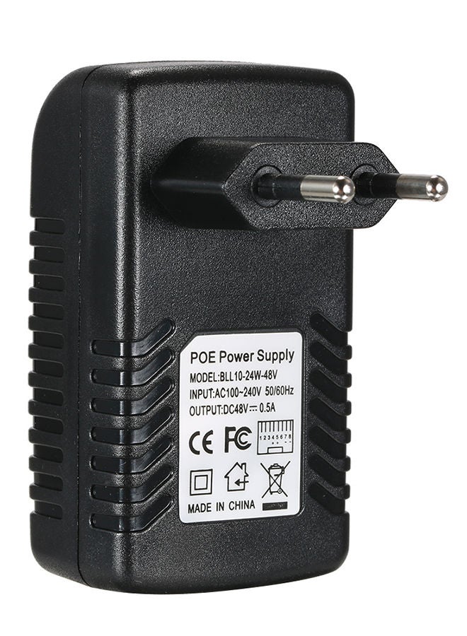 NIBEMINENT POE Injector Ethernet Power Supply Adapter Black 0.096kg - Image 1