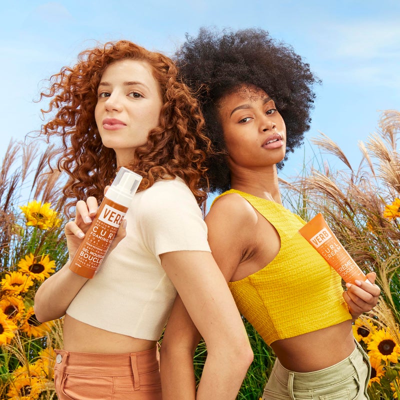 VERB Curl Foaming Gel, 6.7 fl oz â€“ Frizz Control Foaming Gel - For Waves, Curls and Coils - Defines + Enhances for Medium Hold â€“ Vegan, No Parabens or Harmful Sulfates - Image 4