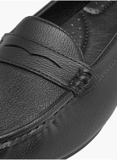 Flora Bella By Shoexpress Women Solid Slip-On Block Heel Loafers  - Image 4