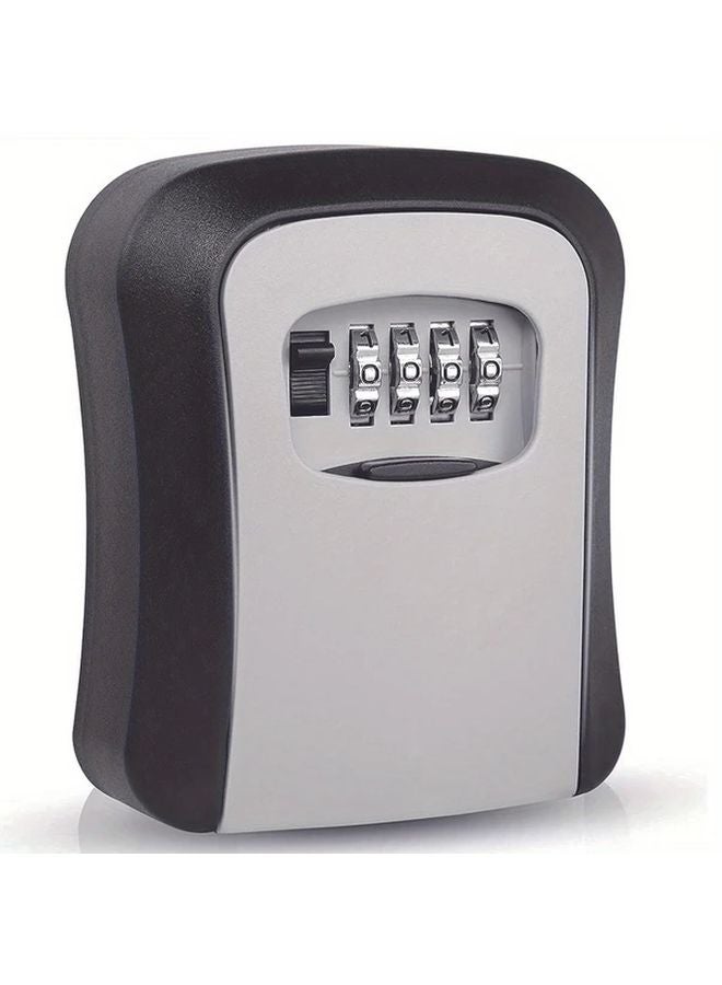 Gray Combination Key Lock Box Wall Mount Secure Code Lock For House Car Keys - Image 1