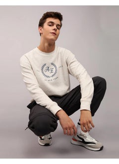 American Eagle AE Long-Sleeve Logo Graphic Thermal T-Shirt  - Image 1