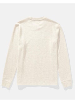 American Eagle AE Long-Sleeve Logo Graphic Thermal T-Shirt  - Image 4