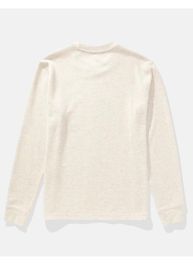 American Eagle AE Long-Sleeve Logo Graphic Thermal T-Shirt  - Image 4