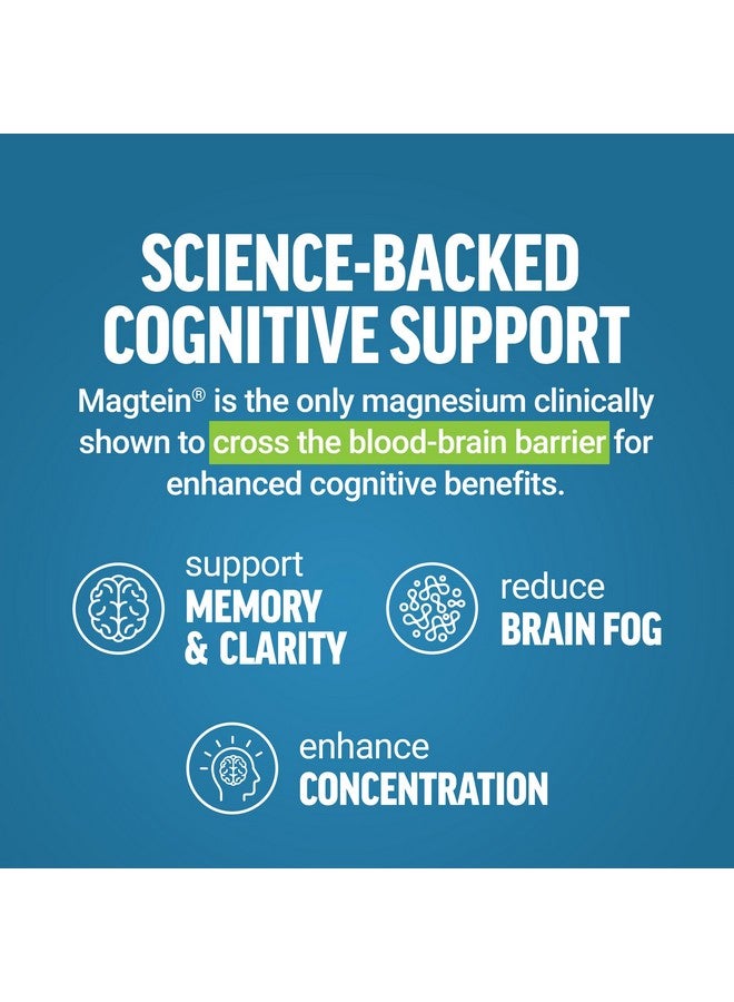 Force Factor Ultimate Magtein Magnesium L-Threonate 2000mg, Support Cognitive Function, Focus, Memory & Relaxation, Magnesium Threonate, Mixed Berry, 60 Soft Chews - Image 4