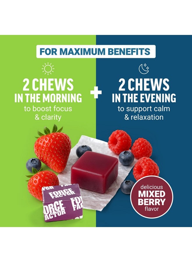 Force Factor Ultimate Magtein Magnesium L-Threonate 2000mg, Support Cognitive Function, Focus, Memory & Relaxation, Magnesium Threonate, Mixed Berry, 60 Soft Chews - Image 5