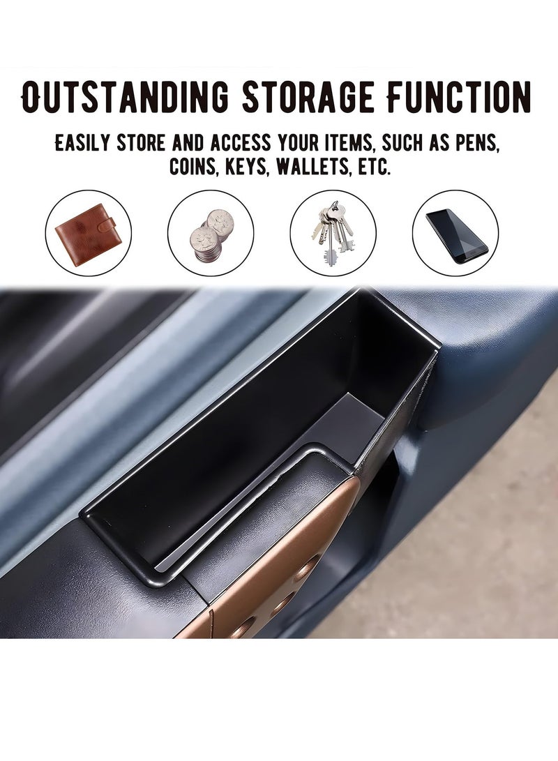Luckam Car Door Side Storage Box for 2022-2024 Ford Maverick, Door Side Armrest Phone Pocket Organizer, Insert Glove Pallet, Front and Back Door, 2PCS, Extra Storage for Cards, Keys, and Coins - Image 4