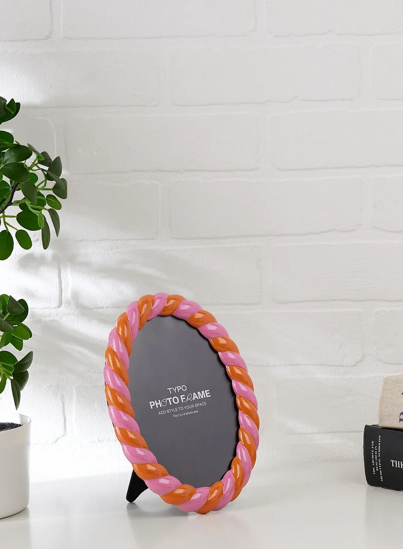 Typo In A Twist Photo Frame