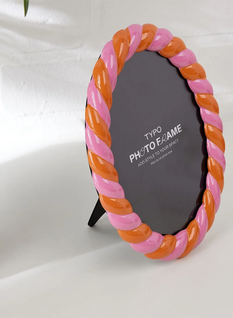 Typo In A Twist Photo Frame