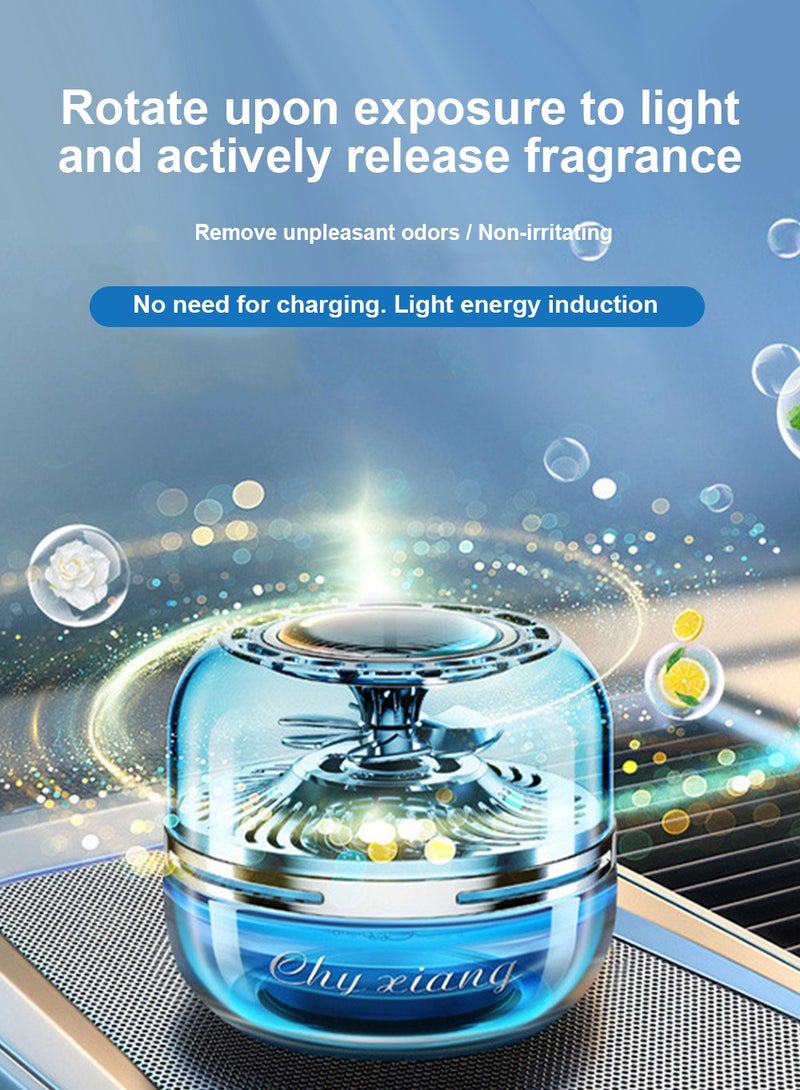 Generic Car Air Freshener, Solar Energy Autorotation Decoration Accessories, High End Car Interior Car Accessories, suitable for kids and pregnant women, unique design appearance - Image 4