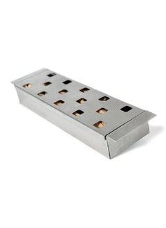 Broil King Stainless Steel Rectangular Smoker Box Silver 8 x 33 x 4.5 cm  - Image 3