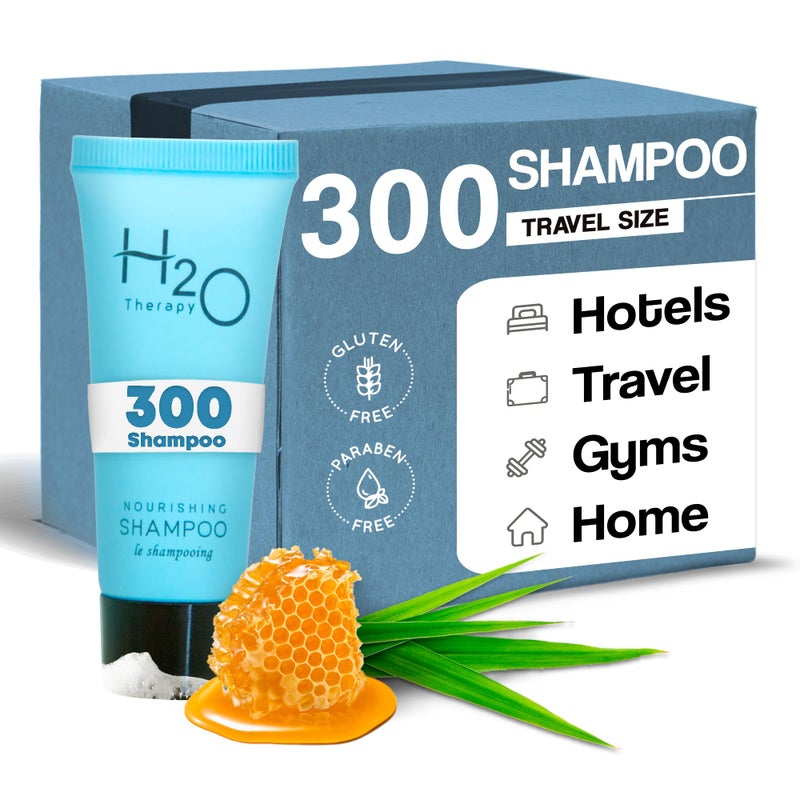 H2O Therapy Shampoo Travel Size Hotel Hospitality 085 oz Case of 300