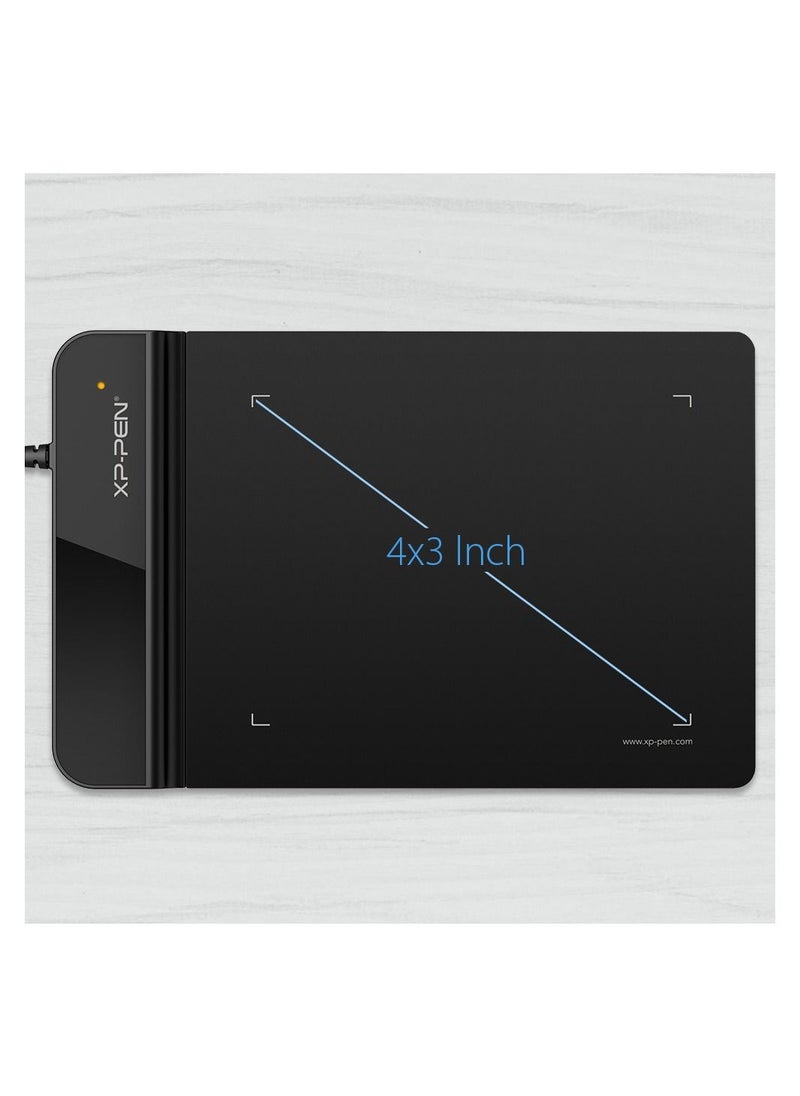XP-PEN - Star G430S Drawing Tablet with a black pen - Image 1