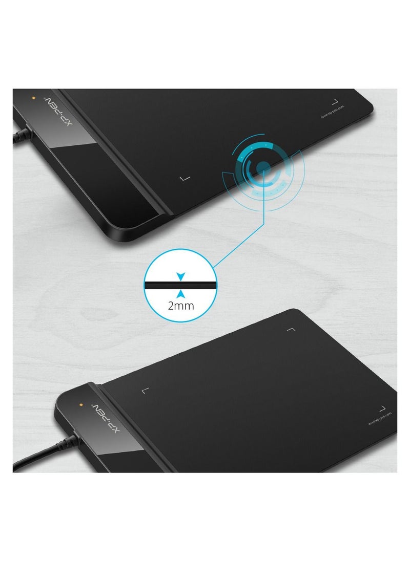 XP-PEN - Star G430S Drawing Tablet with a black pen - Image 1