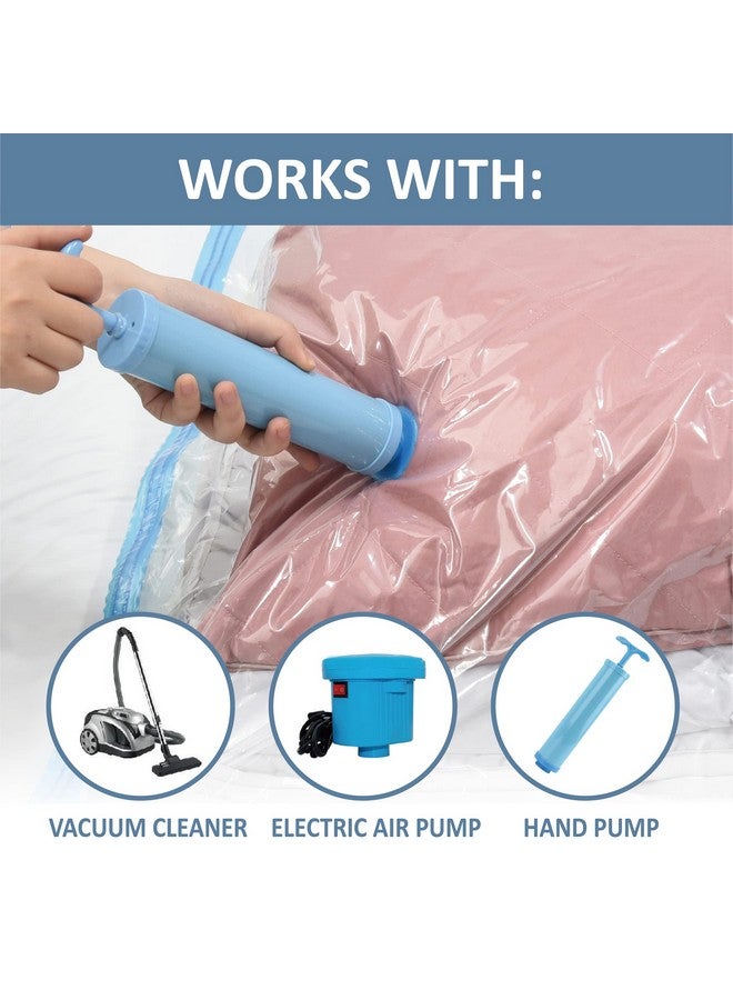 MattEasy MattEasy Space Saver Vacuum Storage Bags, 6 Pack Combo (2 Jumbo/2 Large/2 Medium) Space Saver Bags with Pump, Storage Vacuum Sealed Bags for Clothes, Comforters, Blankets, Bedding - Image 4