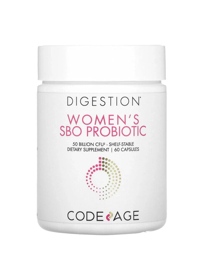 Codeage Women's SBO Probiotic, 50 Billion CFU, 60 Capsules  - Image 1