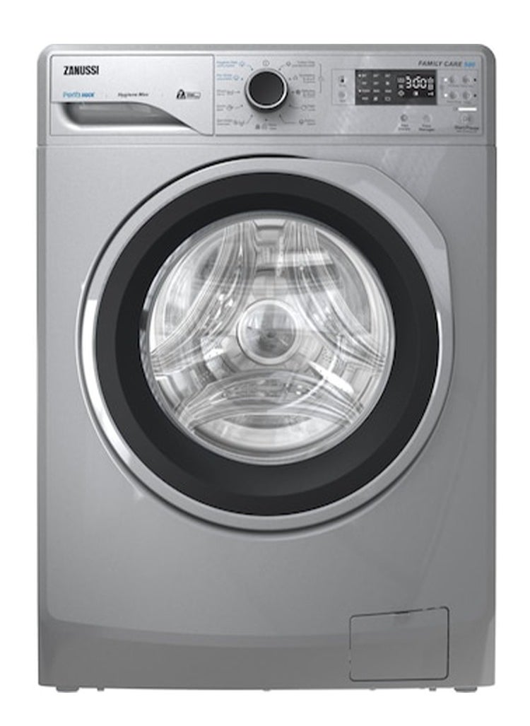 ZANUSSI Zanussi Perlamax Washing Machine,7 Kg,Silver -ZWF7240SS5 