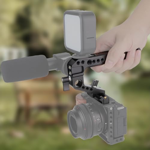 LEFTFOTO Camera Cage Top Handle NATO Rail Standard with 7mm NATO Rail for DLSR Camera Cage,Anti-Off and Quick Release Design. - Image 5