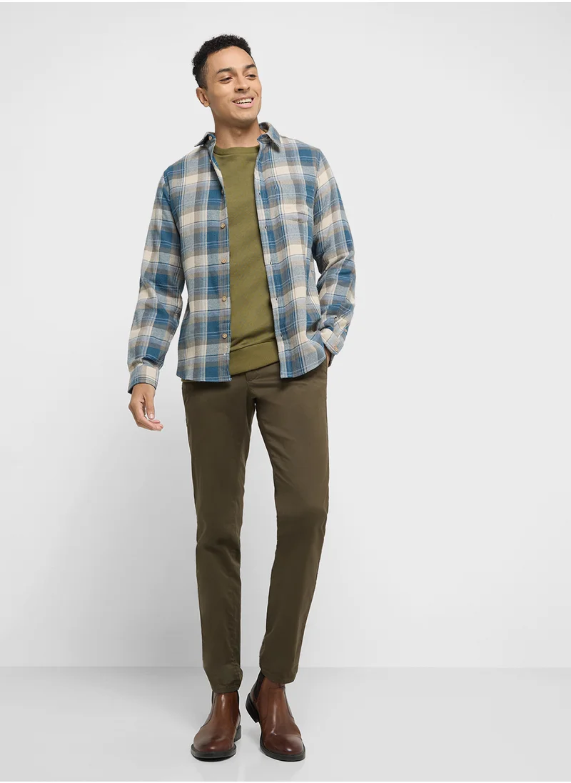 روبرت وود Mens Long Sleeve Shirt