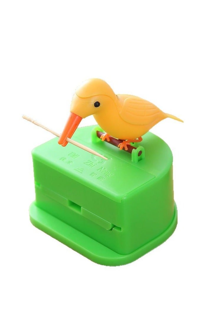 Fun toothpick box Xiaobird creative automatic toothpick barrel press toothpick box - Image 1