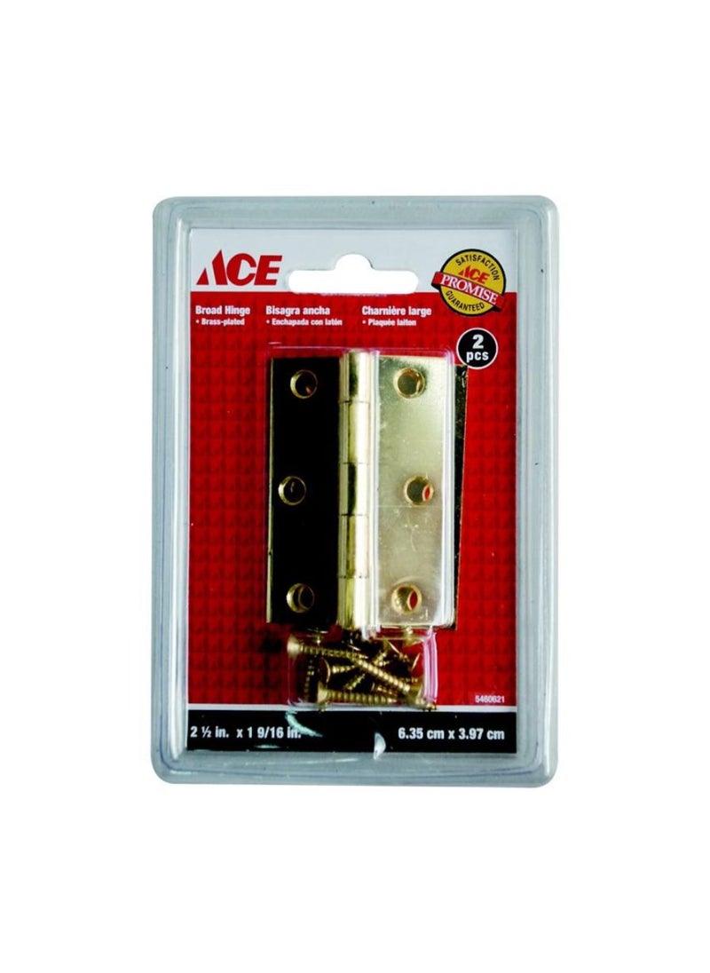 ACE Medium Steel Hinge 13 X 7.8 X 1.5 Cm 