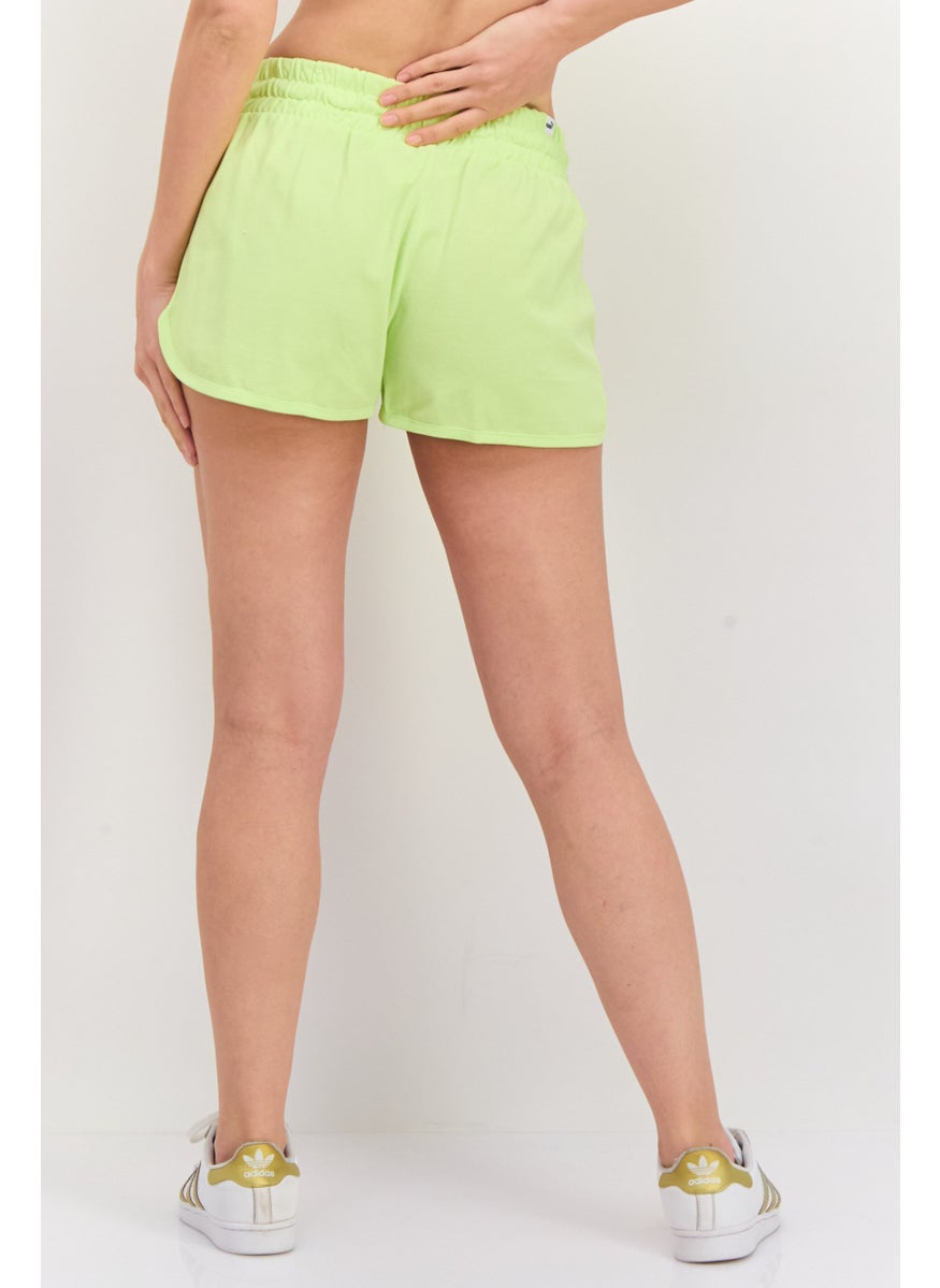 PUMA Women Sportswear Fit Training Shorts, Lime Green  - Image 2