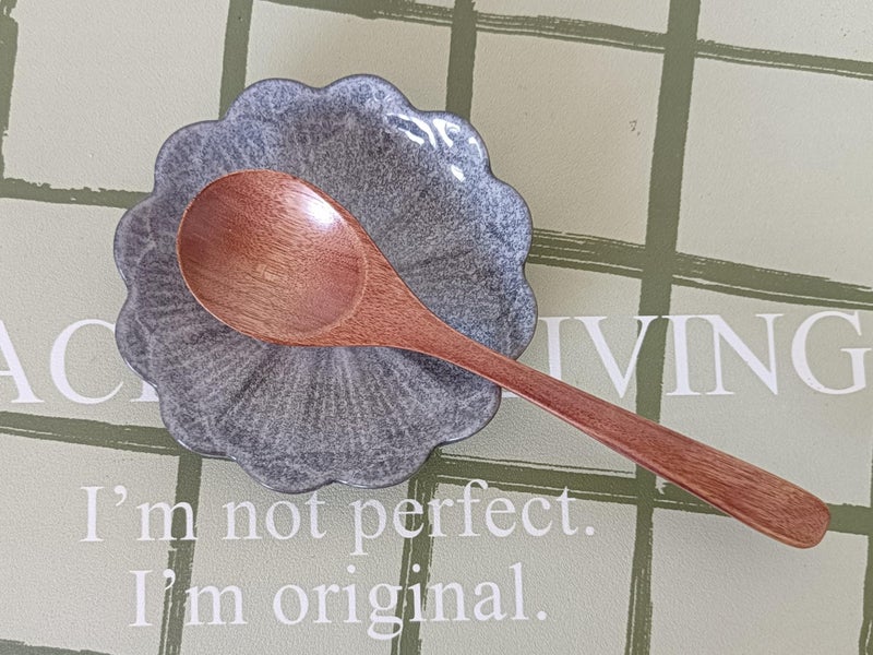 TOPYOKK Ceramic Spoon Rest for Stove Top, Flower Cute Spoon Rest for Kitchen Counter, Cooking Spoon Holder for Kitchen Counter, Utensil Rest Spatula Rest Ladle Holder Tong Rest, 1 PC (Retro Marble Grey) - Image 5