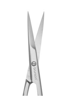 brunson Stainless Steel Point Cuticle Scissor curved cuticle & nail scissor for manicure pedicure for professional finger & toe nail care  - Image 3
