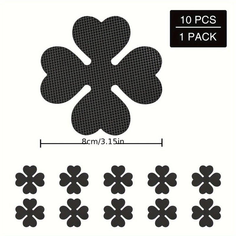 10 Gre Heart Shaped Non Slip Tape For Bathtub Self Adhesive Anti Slip Stickers For Bathroom - Image 3